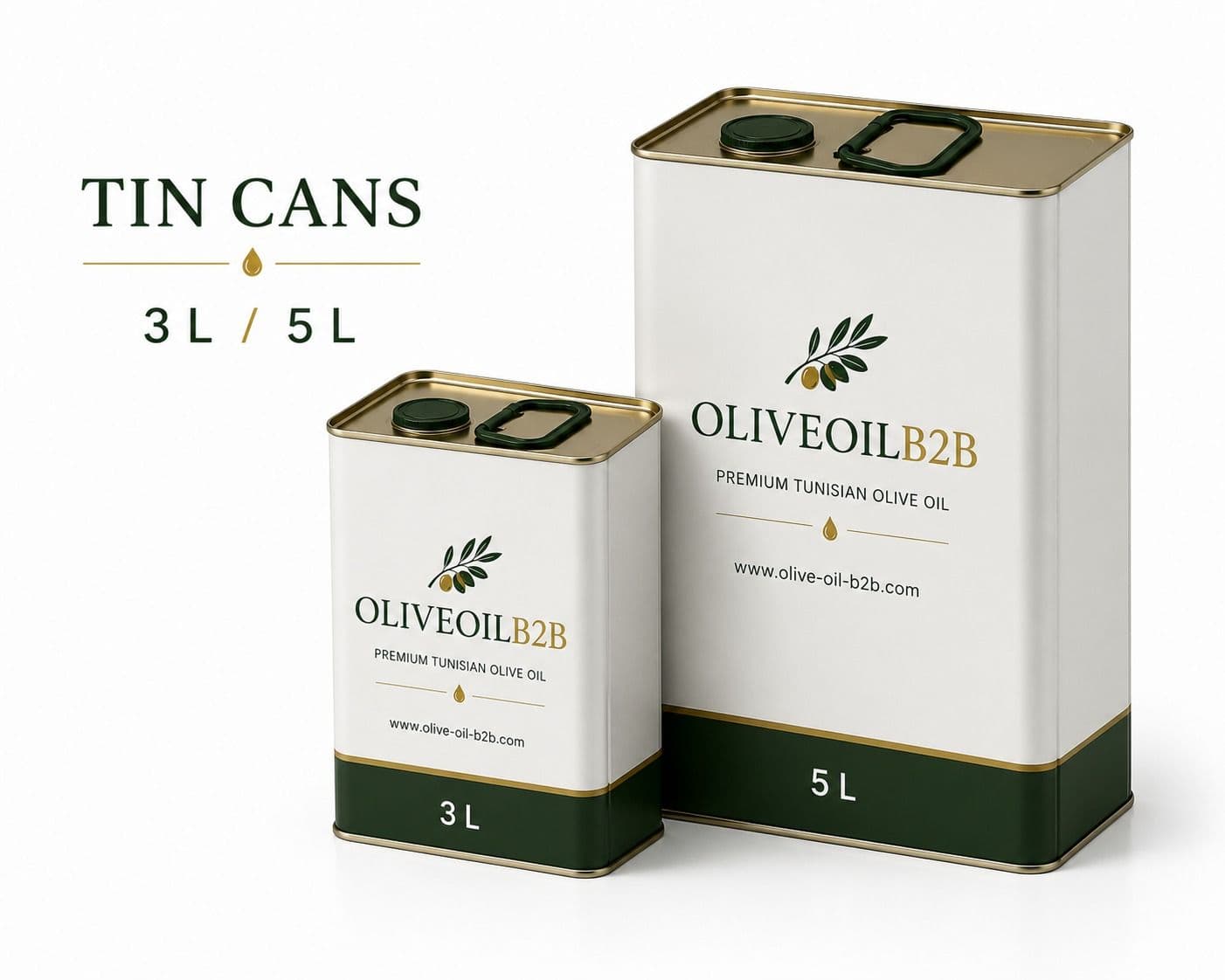 Tin cans — olive oil packaging format