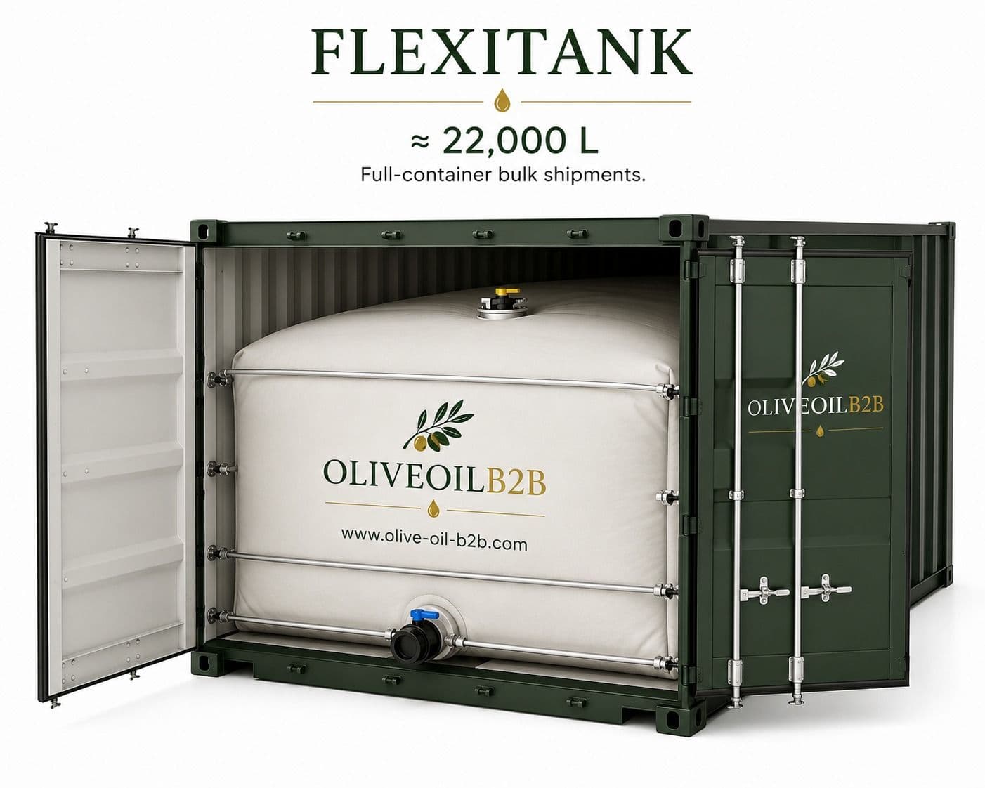 Flexitank — olive oil packaging format